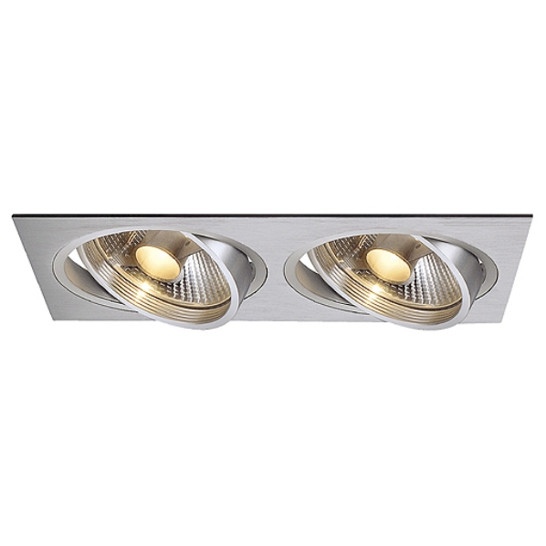 SLV 111382 INB SPOT NEW TRIA 2X75WGU10 AL afbeelding 2