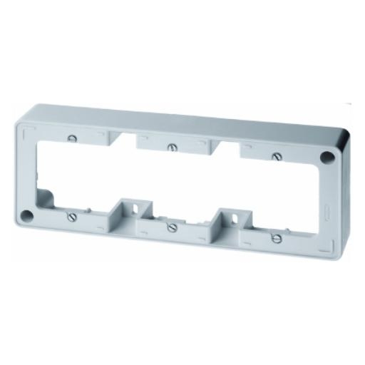 BERKER 10310069 OPBOUWRAND 3V WT R9010 afbeelding 2