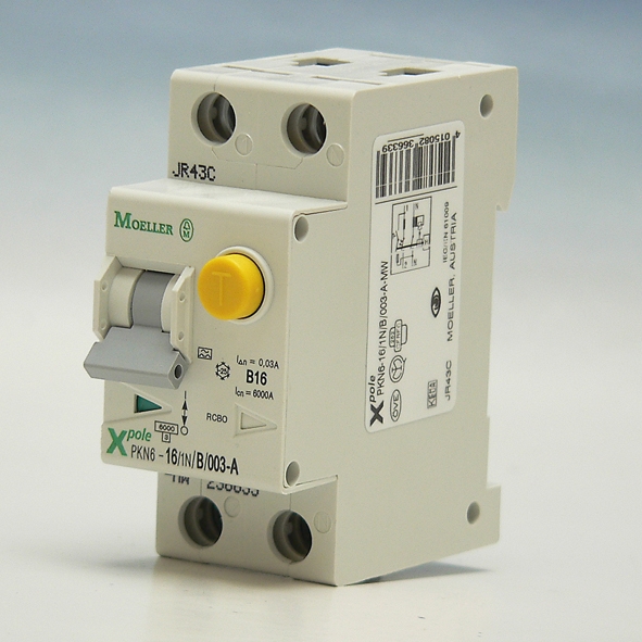 EATON PKN6-20/1N/B/003-A-M AARDL AUTM B20A30MA 6KA afbeelding 2