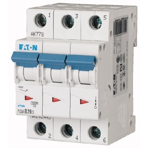 EATON PLSM-C20/3-MW AUTOMAAT C20A 10KA 3P afbeelding 2