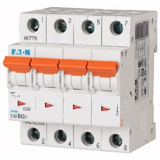 EATON PLSM-C63/4-MW AUTOMAAT C63A 10KA 4P afbeelding 2