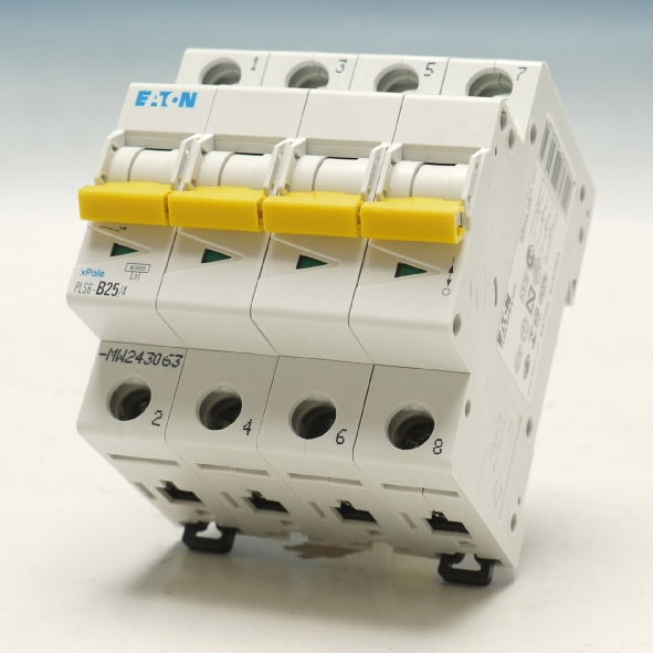 EATON PLS6-B25/4-MW AUTOMAAT B25A 6KA 4P afbeelding 2