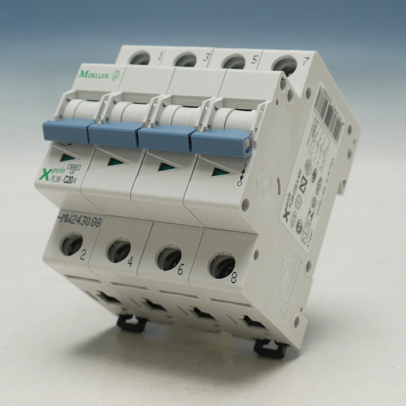 Eaton installatieautomaat 3P+N C-20A afbeelding 2