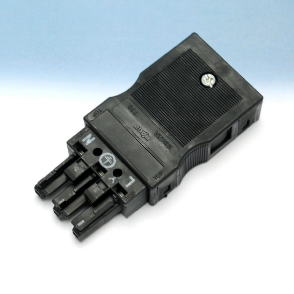 Wago 770 103 steker fem 3p zwart trekontl afbeelding 2
