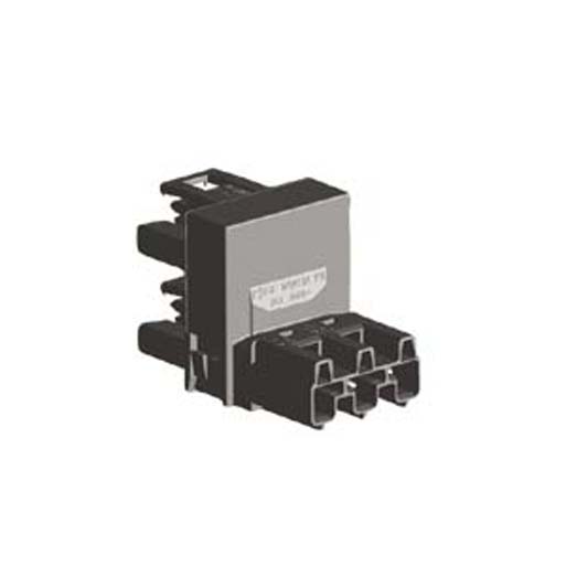 Wago 770 634 h-verdeler m-ff 3p zwart afbeelding 2