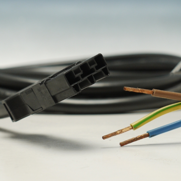 WAGO 771-9993/3207-301 KABEL MALE-OP 3M 3X2.5 ZW afbeelding 2