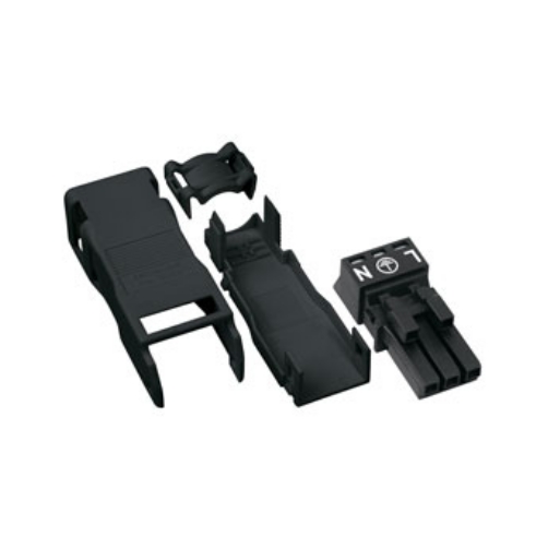 WAGO 890-103 STEKER FEM TREKONT MINI 3P ZW afbeelding 2