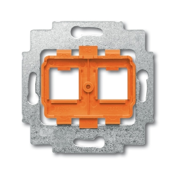 Draagring 2x modular jack 15,4x15,4 oranje 1819 afbeelding 2