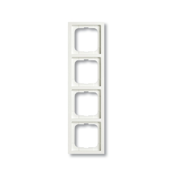 Busch-Jaeger 4-voudig afdekraam 1724-884K studiowit mat (2CKA001754A4417) afbeelding 2