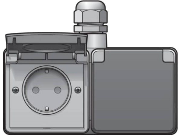 Hydro WCD RA 2v hor. 1xM20 compl. 700-37846