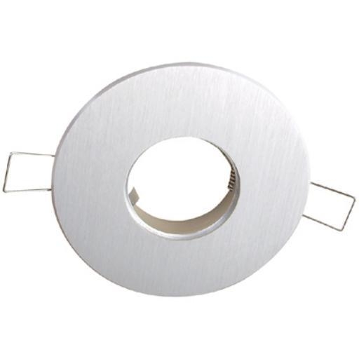 LED inbouwspot armatuur 1 voudig aluminium warm wit 100mm