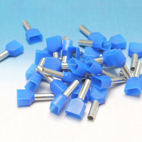 KLEMKO G 492TW DKA-N ADEREINDH 2.5MM2 BL TWIN L=10 afbeelding 2