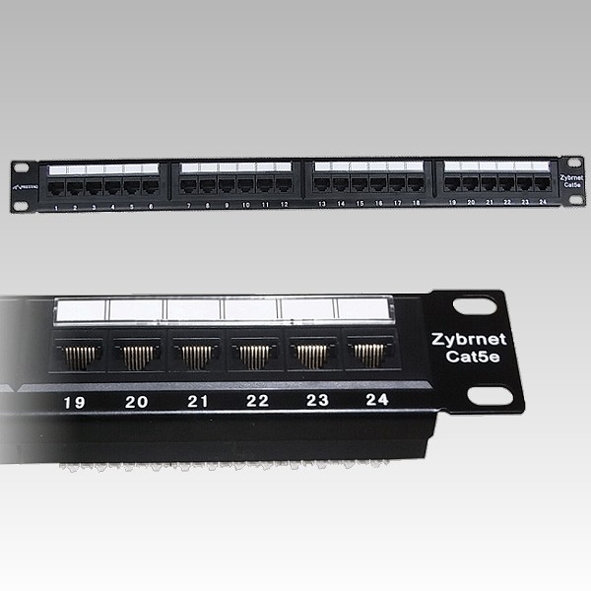 GRAYLE 010.12.704104 PATCHPAN UNSH C5E 24V 1HE ZW afbeelding 2