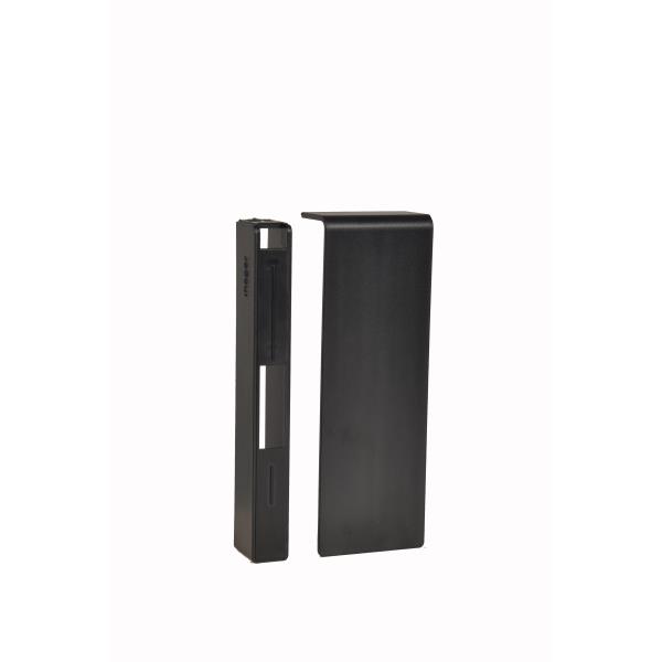 Eindkap SL L/R 115mm RAL9011 zwart afbeelding 2