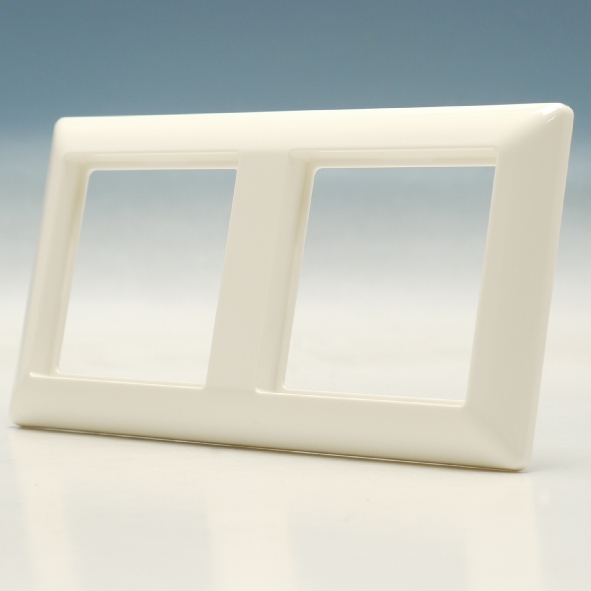 Afdekraam 2v slv thermoplast alpinewit AS afbeelding 2