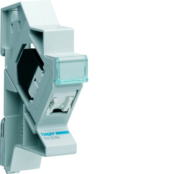 Hager Patchmodule 1x RJ45 Cat.5e UTP TN004S afbeelding 2