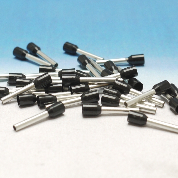 KLAUKE 472/12 ADEREINDHULS 1.5MM2 ZW L=12 afbeelding 2