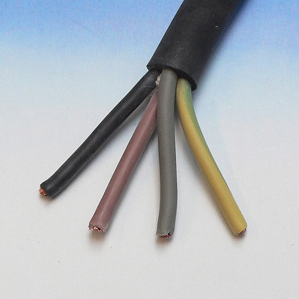 DONNE RMRL 4X0.75 R100 RUBBERLEIDING R100