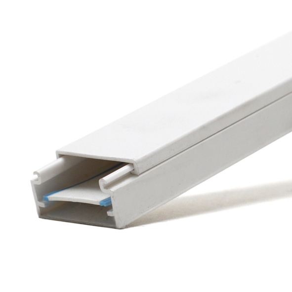 Kabelgoot wit kunststof wit 25X13 9010 Systeem 25 930020 lengte is 2 meter afbeelding 2