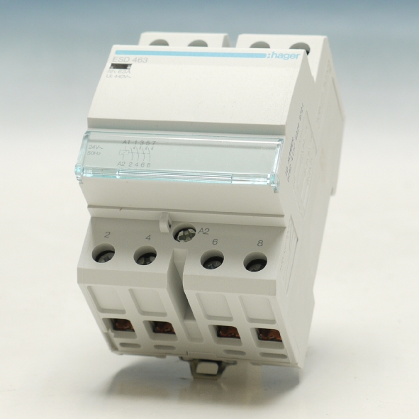 Hager Magneetschakelaar 63A 4M 24VAC ESD463 afbeelding 2