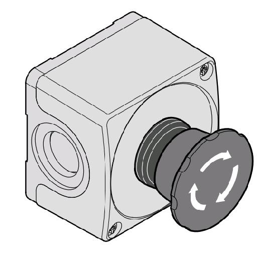 ABB CEPY1-1001 VUISTSL KAST 2V GS afbeelding 2