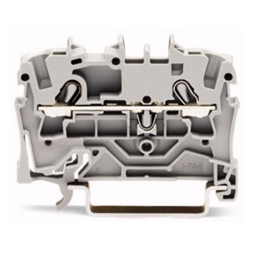 WAGO 2002-1201 RAILKLEM TOPJS 2-DR 2.5MM GR