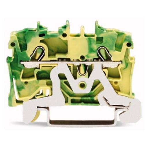 WAGO 2002-1207 RAILKLEM TOPJS 2-DR 2.5MM GRGE