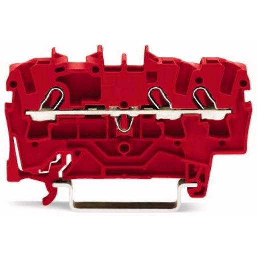 WAGO 2002-1303 RAILKLEM TOPJS 3-DR 2.5MM RD afbeelding 2