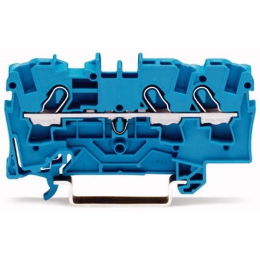 WAGO 2004-1304 RAILKLEM TOPJS 3-DR 4 MM BL afbeelding 2