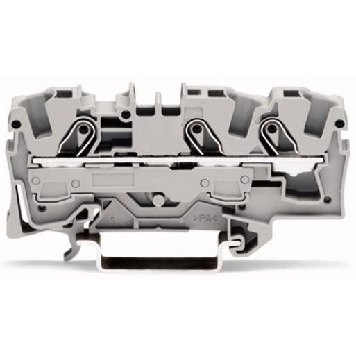 WAGO 2006-1301 RAILKLEM TOPJS 3DR 6(10F)MM GR afbeelding 2