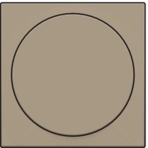 NIKO draaiknop dimmerknop + CENTR PL BRONS 123-31003