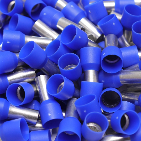 KLEMKO G 492 DKA-N ADEREINDHULS 2.5MM2 BL L=8 afbeelding 2