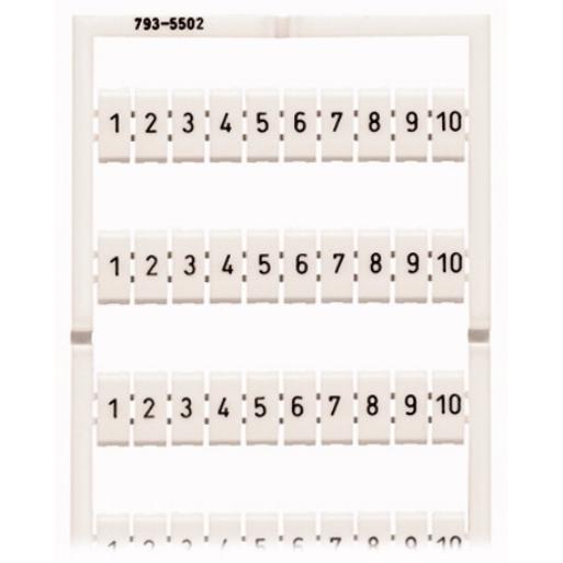 WAGO 793-5502 MARK WMB 5-5.2MM HOR 1-10 10X afbeelding 2