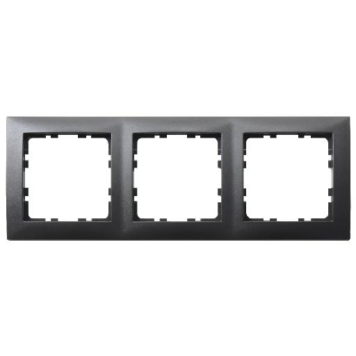 BERKER 10139949 AFDEKRAAM 3V S1 ANTRACIET afbeelding 2