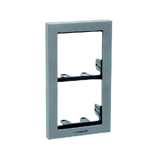 COMELIT 3311/2S FRAME+ALU AFDR 2MOD IKALL afbeelding 2
