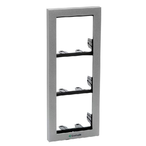 COMELIT 3311/3S FRAME+ALU AFDR 3MOD IKALL afbeelding 2