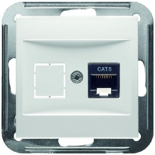 PEHA 11.1858.02 UAE-C6 UNI AANSL 1 TERM CAT6 +AFD afbeelding 2