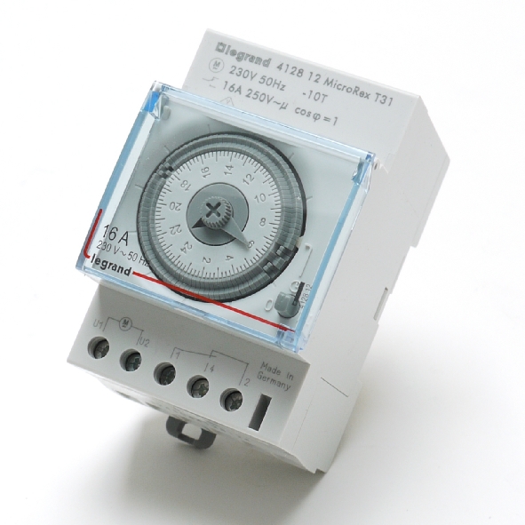 LEGRAND 412812 KLOK ANA DAG T31 230V afbeelding 2