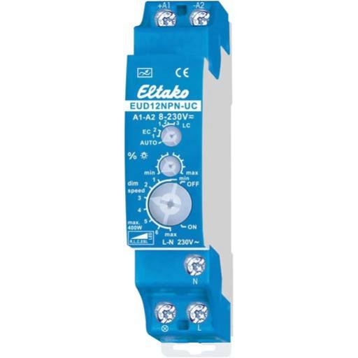 Eltako EUD12NPN-UC DIN rail LED dimmer (21100806)