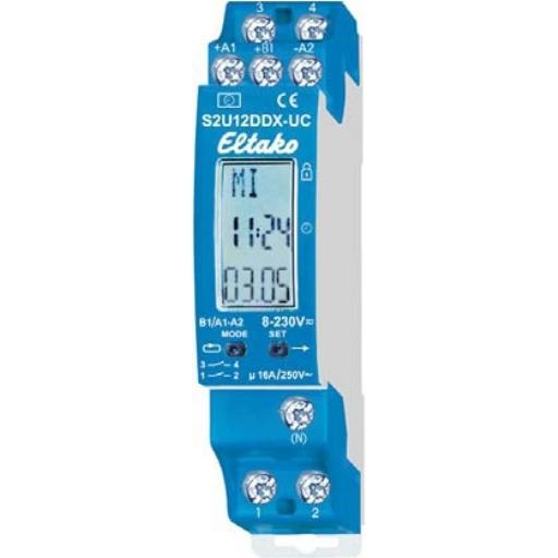 Eltako S2U12Ddx-Uc Astro Klok 2 Kan 16A 250Vac afbeelding 2