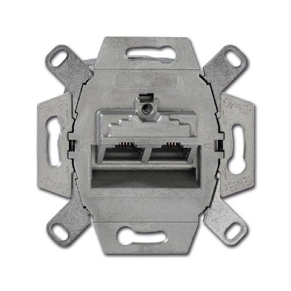 Datacontactdoos 2xRJ45 CAT6A iso 0218/12-101