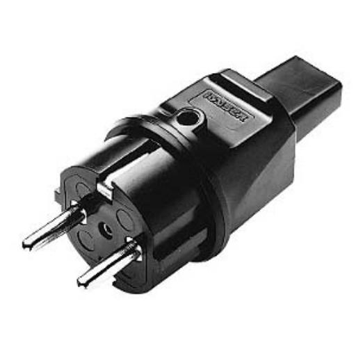 KAISER 730/13/SW stekker RA PRIKKABEL 5X13MM afbeelding 2