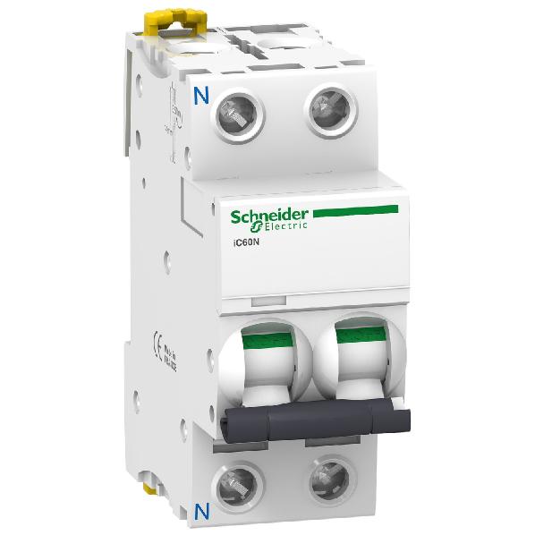 SCHNEIDER A9F74604 AUTOMAAT C-KAR 1P+N 4A C60N afbeelding 2