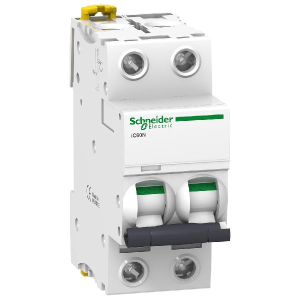 SCHNEIDER A9F78216 AUTOMAAT B-KAR 2P 16A C60A afbeelding 2