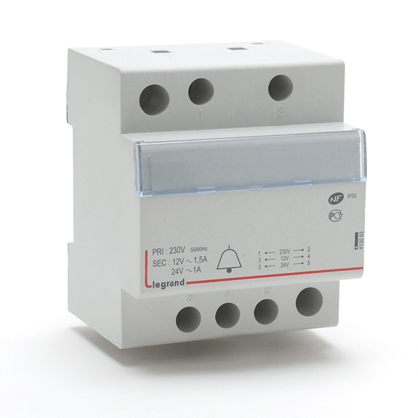 LEGRAND 413093 TRAFO MODULAIR 12-24V 24VA