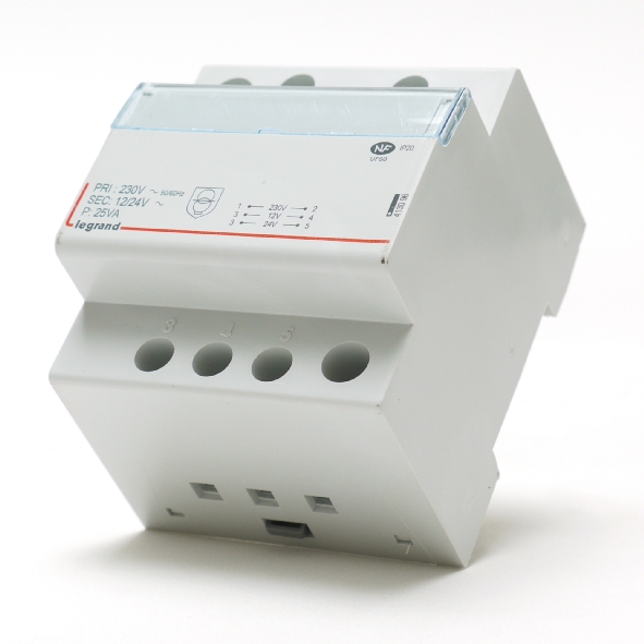 LEGRAND 413096 TRAFO MODULAIR 12-24V 25VA afbeelding 2