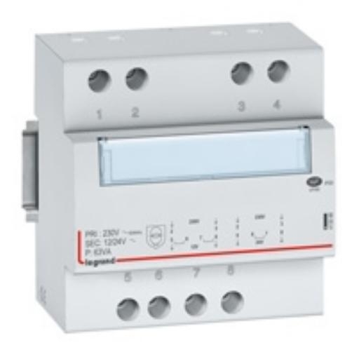 LEGRAND 413098 TRAFO MODULAIR 12-24V 63VA afbeelding 2