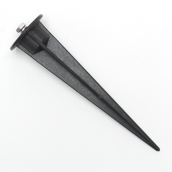 Grondpin kunststof zwart 17,5 cm