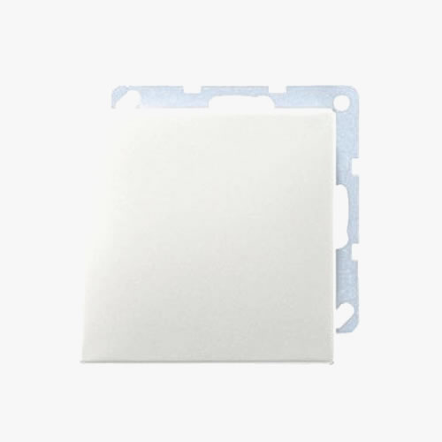 Blindplaat alpinewit LS