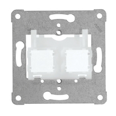 PEHA 600 MJ12 DRAAGFRAME TBV 2XMJ ZILVER afbeelding 2